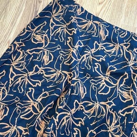 Astr the label SAYLA WIDE LEG ABSTRACT PRINT PANTS BLACK RUST PRINT women’s XL - Picture 11 of 11